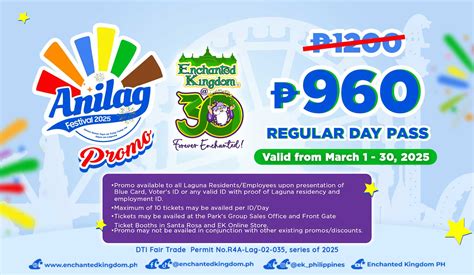 enchanted kingdom metrodeal|Ticket Rates – Enchanted Kingdom.